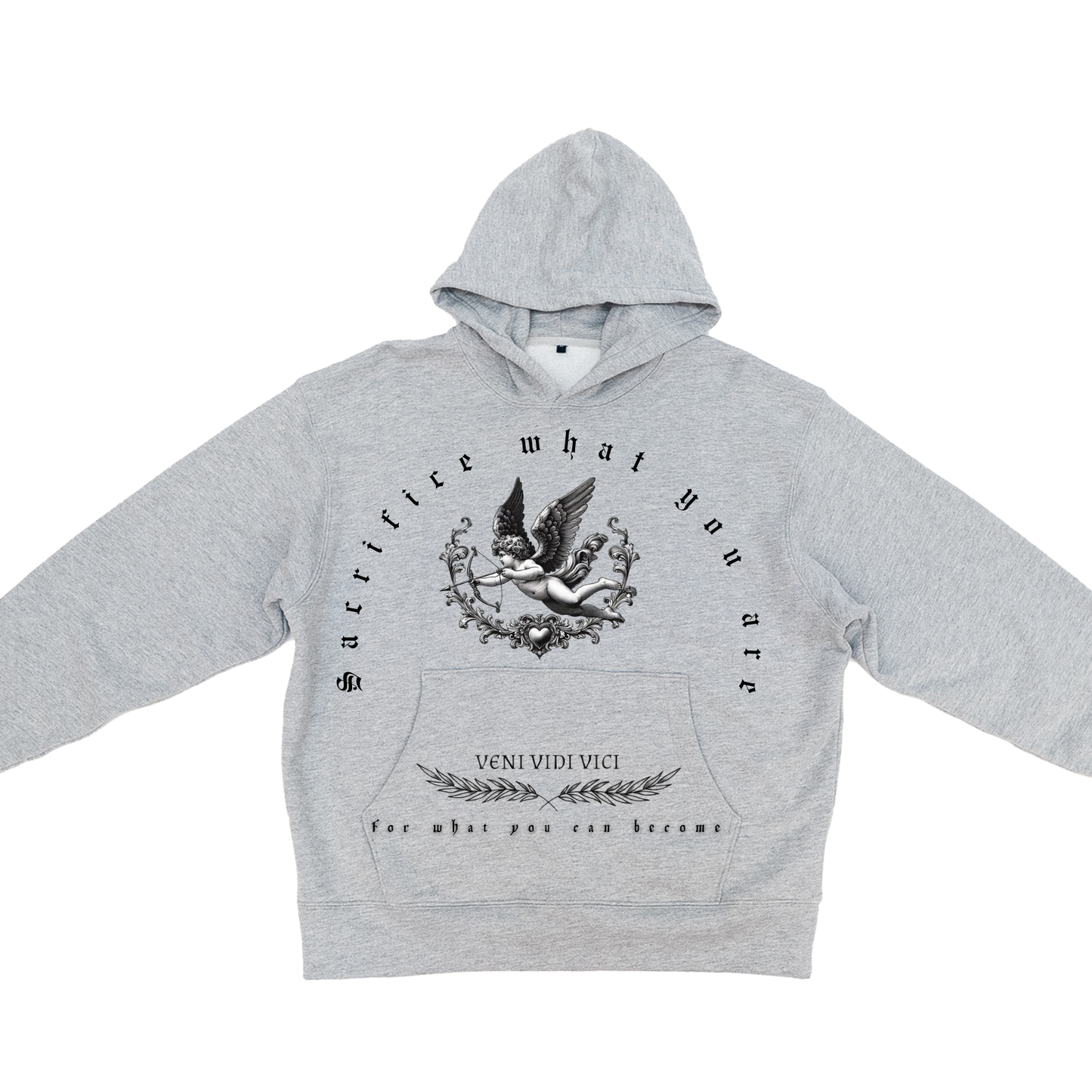 Grey Angel Hoody