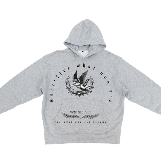 Grey Angel Hoody